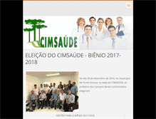 Tablet Screenshot of cimsaude.org